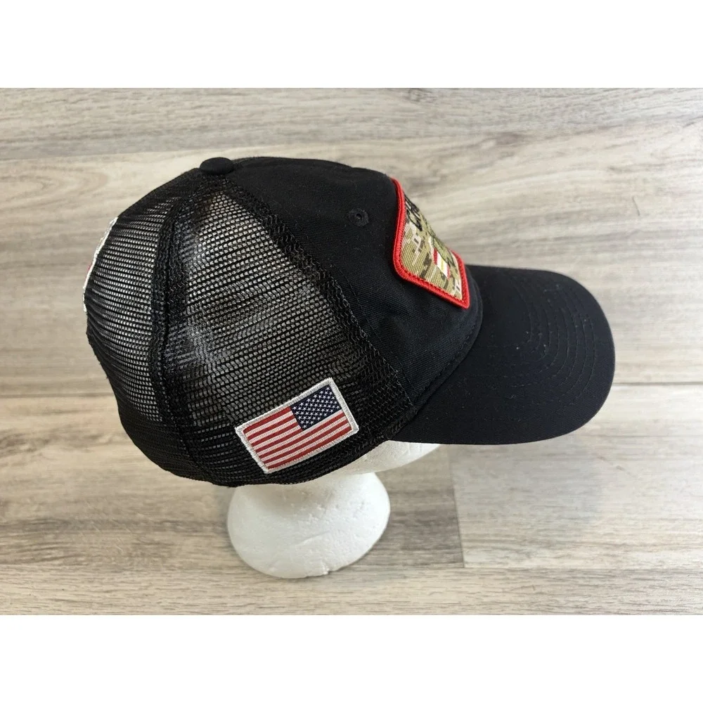 Kansas City Chiefs New Era 2021 Salute‎ To Service Trucker 9TWENTY Strapback Hat